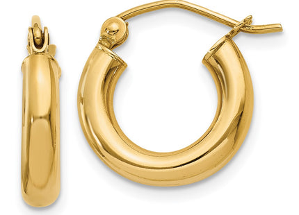 14k Yellow Gold Earrings Style T940 - Classique Jewelry Inc.