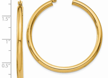 14k Yellow Gold Earrings Style T941L - Classique Jewelry Inc.