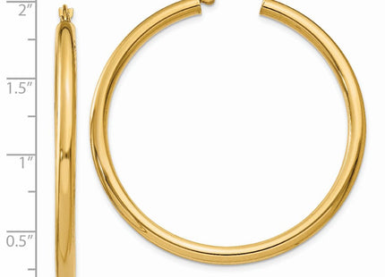 14k Yellow Gold Earrings Style T942L - Classique Jewelry Inc.