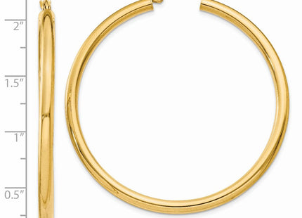 14k Yellow Gold Earrings Style T943L - Classique Jewelry Inc.