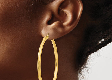 14k Yellow Gold Earrings Style T944 - Classique Jewelry Inc.