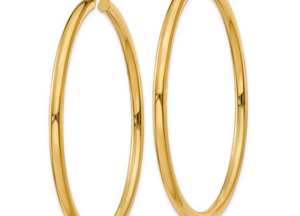 14k Yellow Gold Earrings Style T944L - Classique Jewelry Inc.
