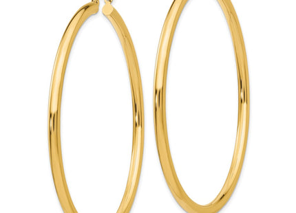 14k Yellow Gold Earrings Style T945L - Classique Jewelry Inc.