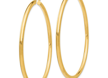 14k Yellow Gold Earrings Style T946 - Classique Jewelry Inc.