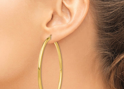 14k Yellow Gold Earrings Style T946 - Classique Jewelry Inc.