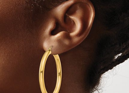 14k Yellow Gold Earrings Style T947 - Classique Jewelry Inc.