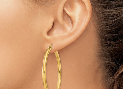 14k Yellow Gold Earrings Style T947L - Classique Jewelry Inc.