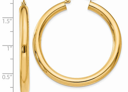 14k Yellow Gold Earrings Style T947L - Classique Jewelry Inc.