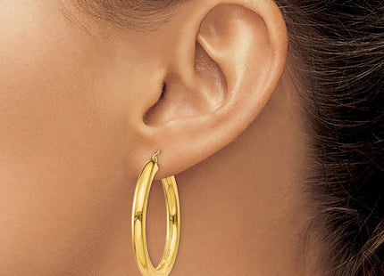 14k Yellow Gold Earrings Style T948 - Classique Jewelry Inc.