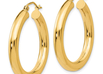 14k Yellow Gold Earrings Style T949L - Classique Jewelry Inc.