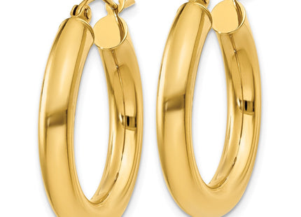 14k Yellow Gold Earrings Style T950 - Classique Jewelry Inc.