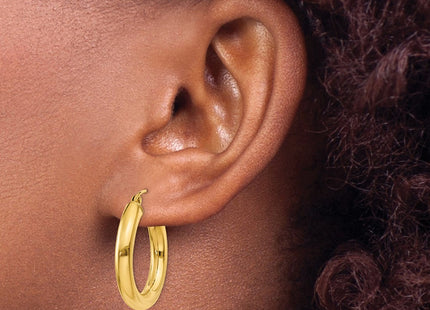 14k Yellow Gold Earrings Style T950 - Classique Jewelry Inc.