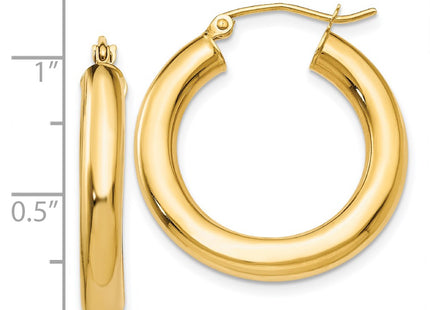 14k Yellow Gold Earrings Style T950 - Classique Jewelry Inc.