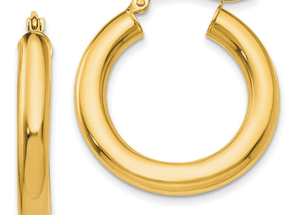 14k Yellow Gold Earrings Style T950 - Classique Jewelry Inc.