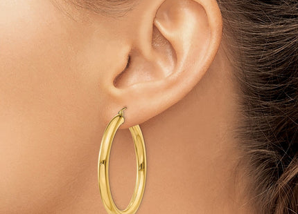 14k Yellow Gold Earrings Style T951 - Classique Jewelry Inc.