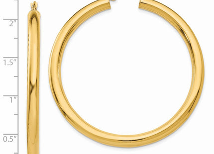 14k Yellow Gold Earrings Style T952 - Classique Jewelry Inc.
