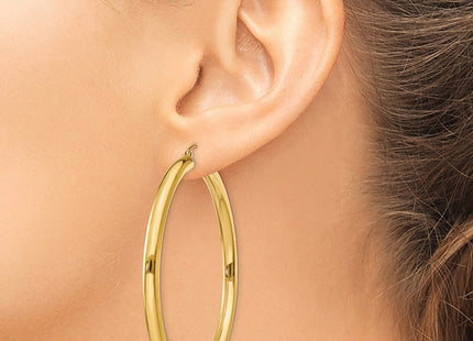 14k Yellow Gold Earrings Style T953 - Classique Jewelry Inc.