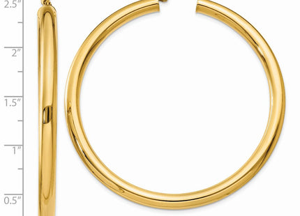 14k Yellow Gold Earrings Style T953 - Classique Jewelry Inc.