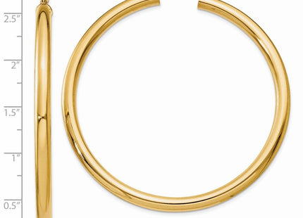 14k Yellow Gold Earrings Style T954L - Classique Jewelry Inc.