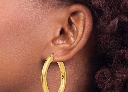 14k Yellow Gold Earrings Style T956 - Classique Jewelry Inc.