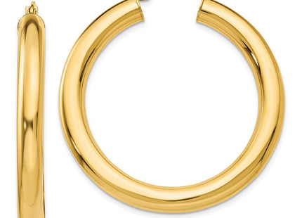 14k Yellow Gold Earrings Style T956 - Classique Jewelry Inc.