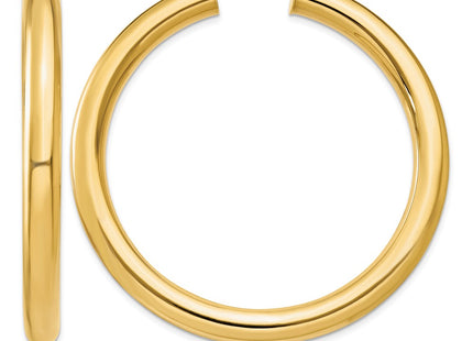14K yellow gold hoop earrings