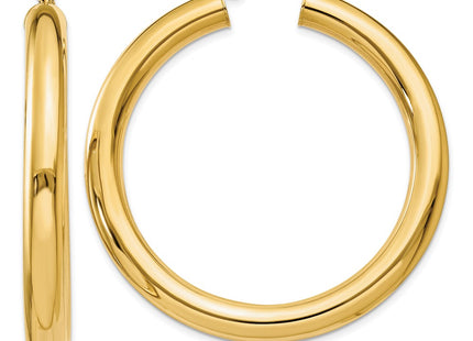 14k Yellow Gold Earrings Style T960 - Classique Jewelry Inc.
