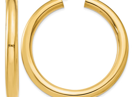 14k Polished Lightweight Hoop Earrings, 45 x 5mm