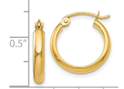 14k Yellow Gold Earrings Style TA231 - Classique Jewelry Inc.