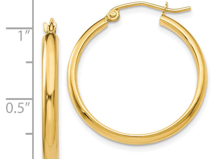 14k Yellow Gold Earrings Style TA233 - Classique Jewelry Inc.