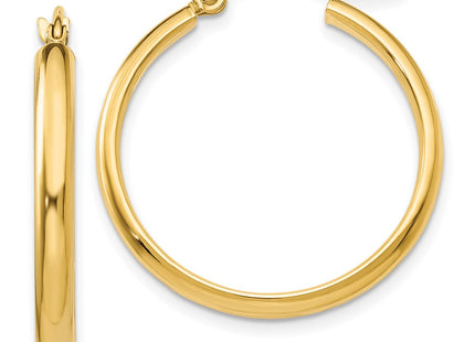 14k Yellow Gold Earrings Style TA233 - Classique Jewelry Inc.