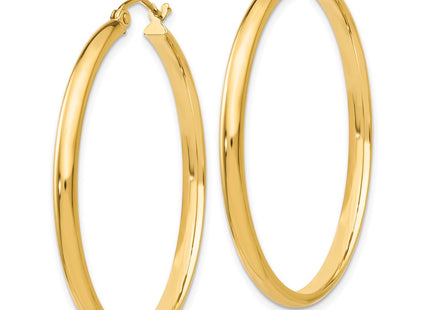 14k Yellow Gold Earrings Style TA235 - Classique Jewelry Inc.
