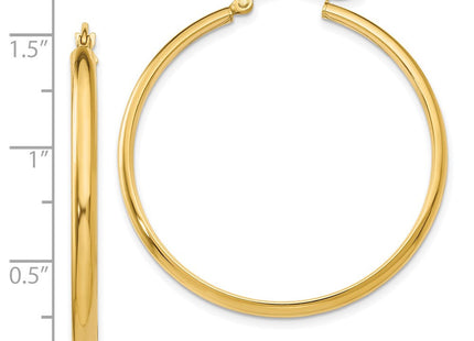 14k Polished Hoop Earring (Style TA235)