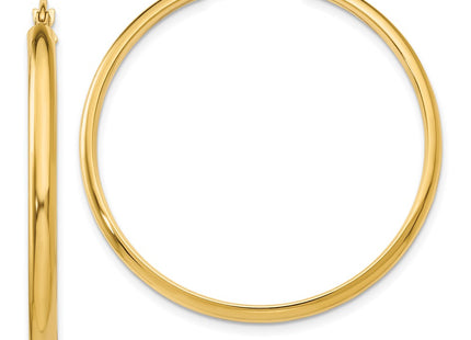 14k Yellow Gold Earrings Style TA235 - Classique Jewelry Inc.