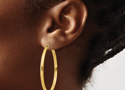 14k Polished Hoop Earring (Style TA236)