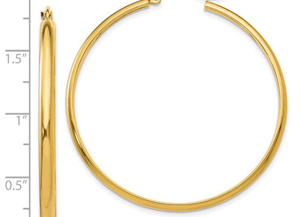 14k Yellow Gold Earrings Style TA236 - Classique Jewelry Inc.