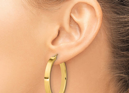 14k Yellow Gold Earrings Style TA242 - Classique Jewelry Inc.