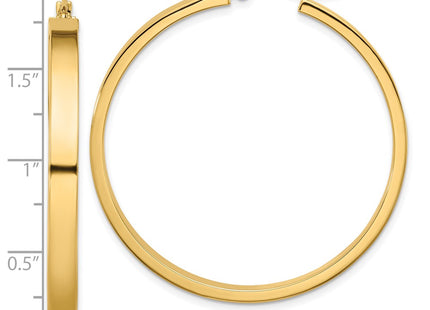 14k Yellow Gold Earrings Style TA243 - Classique Jewelry Inc.