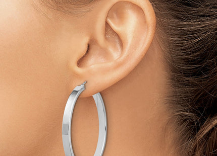 14k White Gold Earrings Style TA243W - Classique Jewelry Inc.