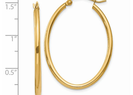 14k Yellow Gold Earrings Style TA258 - Classique Jewelry Inc.