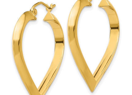 14k Yellow Gold Earrings Style TA262 - Classique Jewelry Inc.