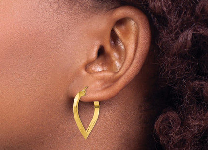 14k Yellow Gold Earrings Style TA262 - Classique Jewelry Inc.