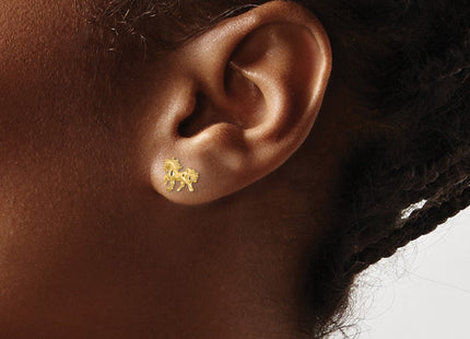 14k Yellow Gold Earrings Style TC1004 - Classique Jewelry Inc.