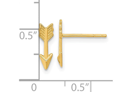 14k Yellow Gold Earrings Style TC1006 - Classique Jewelry Inc.