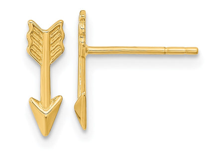 14k Yellow Gold Earrings Style TC1006 - Classique Jewelry Inc.