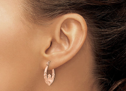 14k Rose Gold Earrings Style TC1009 - Classique Jewelry Inc.