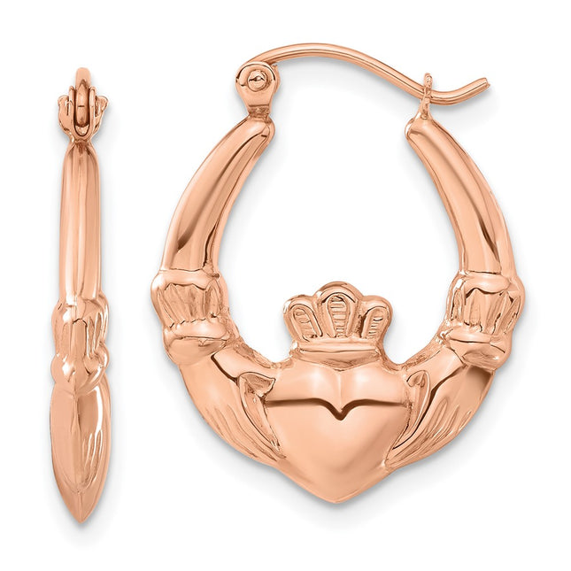 14k Rose Gold Earrings Style TC1009 - Classique Jewelry Inc.