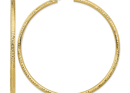 14K gold hoop earrings