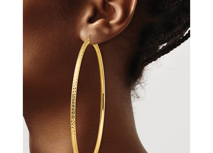 14k Yellow Gold Earrings Style TC1015 - Classique Jewelry Inc.