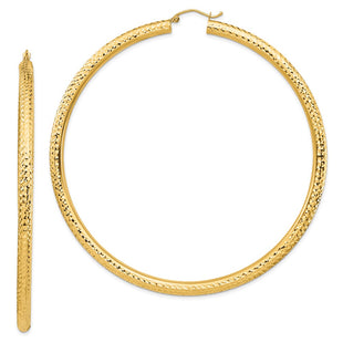14k Yellow Gold Earrings Style TC1021 - Classique Jewelry Inc.